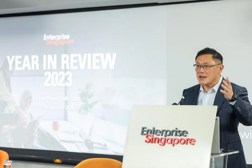 TINGKAT PENDAPATAN: Ketua Eksekutif EnterpriseSG, Encik Lee Chuan Teck, berkata lembaga berkanun itu berharap hasil yang dijana daripada projeknya akan mencapai tahap prapandemik tidak lama lagi. 