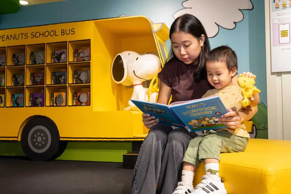 Peanuts, Perpustakaan Pop-up, Plaza Singapura