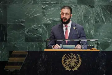 Presiden Syria, Encik Ahmed al-Sharaa, Perhimpunan Agung Pertubuhan Bangsa-Bangsa Bersatu (PBB)