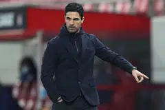 Mikel Arteta, Pengurus Arsenal. - Foto REUTERS