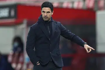 Mikel Arteta, Pengurus Arsenal. - Foto REUTERS