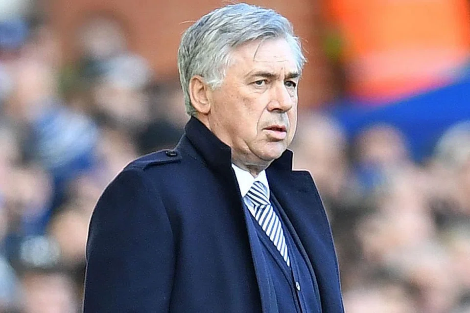 CARLO ANCELOTTI: Pengurus Everton. - Foto AFP
