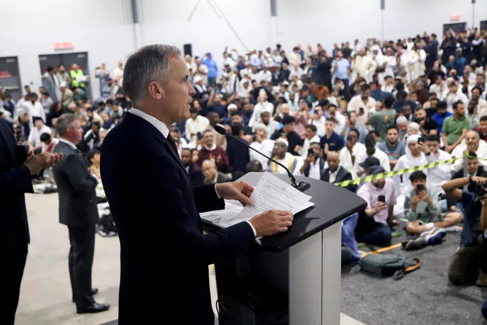 Perdana Menteri Canada, Encik Mark Carney, berucap di sambutan Aidiladha di Persatuan Muslim Canada (MAC) di Ottawa, Ontario, pada 6 Jun.