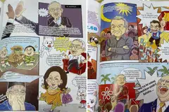 Komik kontroversi, ‘Inisiatif Jalur dan Jalan Meraih Manfaat Bersama’ karya mantan ahli Parti Tindakan Demokratik (DAP), Encik Hew Kuan Yau, yang lebih dikenali sebagai ‘Superman Hew’ yang dibatalkan pengharamannya oleh Kerajaan Malaysia dan diwartakan pada 12 Ogos.
