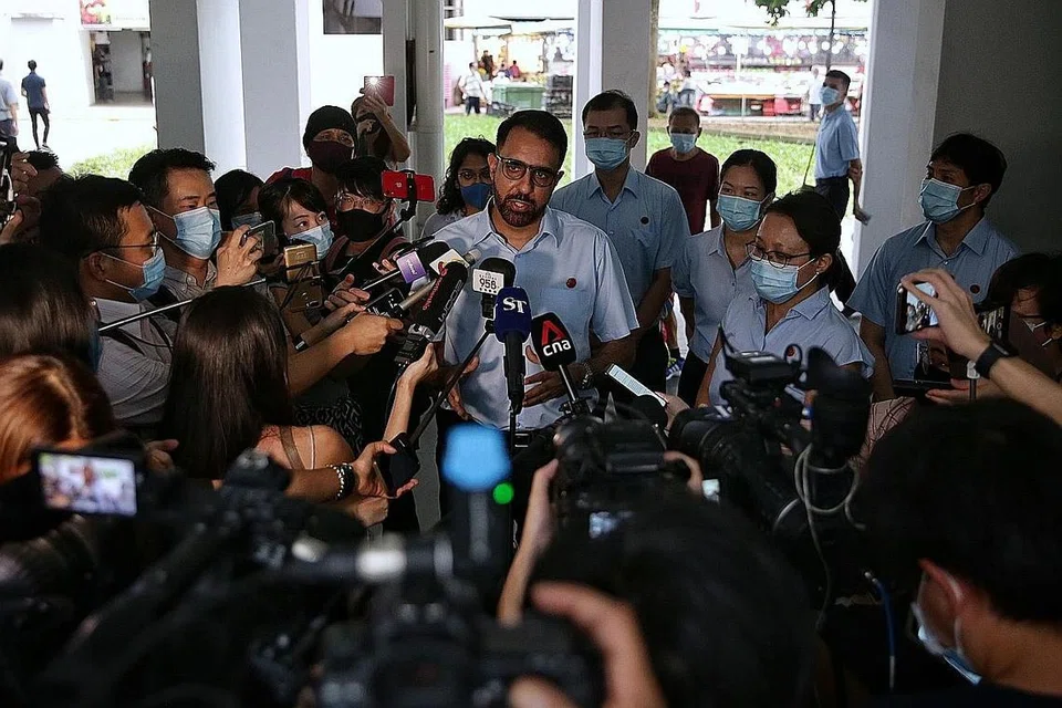 SANGKAL: Encik Pritam Singh menyangkal dakwaan PM Lee bahawa parti pembangkang tiada rancangan jelas tentang cara menangani Covid-19. - Foto BH oleh KEVIN LIM