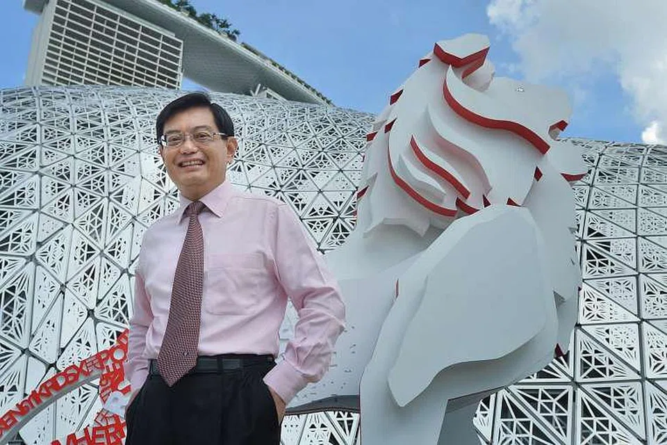 Encik Heng Swee Keat di pameran Masa Depan Kita di Gardens By The Bay pada 3 Dis 2015. 