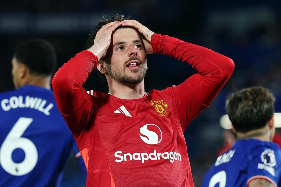 Pemain midfield, Mason Mount, hanya sempat beraksi dalam 31 perlawanan liga untuk Manchester United sepanjang dua musim pertamanya akibat beberapa kecederaan yang dialaminya.