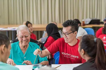 Encik Muhammad Aqil Idrus (kanan) - Foto NYC