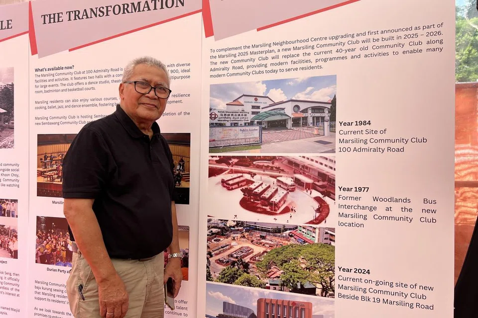 Pesara Encik Abdullah Ali, seorang penduduk Marsiling sejak lewat 1970-an.