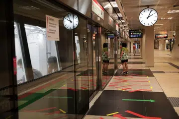 JANGKITAN KORONAVIRUS: SMRT berkata seorang wanita kali terakhir bekerja di Stesen MRT Bishan pada 15 Mei lalu. said the woman was last at work at Bishan station on May 15.