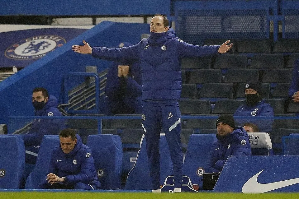 YAKIN:Thomas Tuchel gembira dengan persembahan Chelsea dan yakin "keputusan yang kami inginkan pasti menyusul". - Foto REUTERS