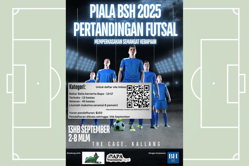 Bapa Sepanjang Hayat, bola sepak,  kejohanan futsal