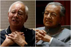 HUBUNGAN MENJADI BURUK: Datuk Seri Najib berkata Tun Dr Mahathir tidak senang dengan beberapa projek dan keputusan dasarnya.