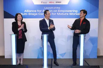 tempat kerja, warga senja, Snef, NTUC, Afa