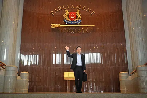 Perdana Menteri dan Menteri Kewangan, Encik Lawrence Wong, membentangkan ucapan Belanjawan 2025 pada 18 Februari di Parlimen.