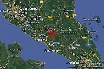 Malaysia, Johor, Pagoh, gempa bumi, earthquake