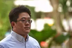 Ong Jenn tiba di Mahkamah Negara pada 3 Feb 2017. 