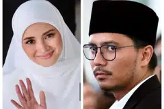 Kes perceraian Nur Fazura Sharifuddin (kiri) dan Fattah Amin ditunda hingga 7 Oktober setelah Fattah tidak melafazkan talak dan percaya masih ada sinar untuk menyelamatkan rumah tangga mereka.
