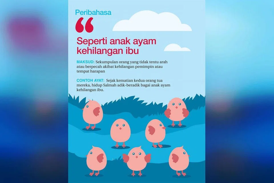 ANTARA PERIBAHASA BERTERAS AYAM - Ilustrasi fail 
