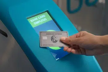 American Express, tambang bas MRT, LTA, 