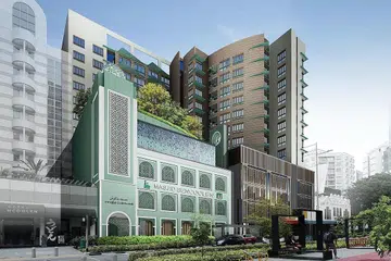 HARAP SUMBANGAN RAMAI: Masjid Bencoolen, apabila siap nanti, akan tersergam indah (gambar atas). Bagaimanapun, ia masih memerlukan dana untuk membolehkan usaha peningkatan masjid ini berjalan lancar. - Foto-foto MASJID BENCOOLEN