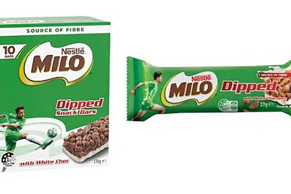 PRODUK TERJEJAS: Agensi Makanan Singapura (SFA) telah mengarahkan syarikat Nestle Singapore supaya menarik balik dua kumpulan snek Milo kerana kemungkinan mengandungi bahan getah.