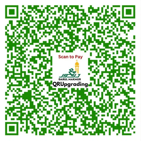 Untuk menyokong Masjid Darul Makmur, sila imbas kod QR ini. 
