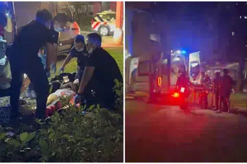 Seorang lelaki berusia 20 tahun dibawa ke Hospital Khoo Teck Puat (KTPH) dalam keadaan sedar.
