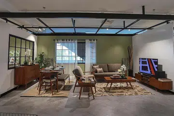 KLASIK TETAPI MODEN: Set sofa Brennan rekaan Scandinavia kelihatan klasik dan mudah disesuaikan dalam pelbagai konsep rumah. - Foto BH oleh IQBAL FAIZAL