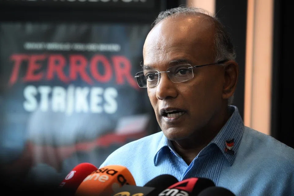 Menteri Penyelaras bagi Keselamatan Negara merangkap Menteri Ehwal Dalam Negeri, Encik K. Shanmugam.