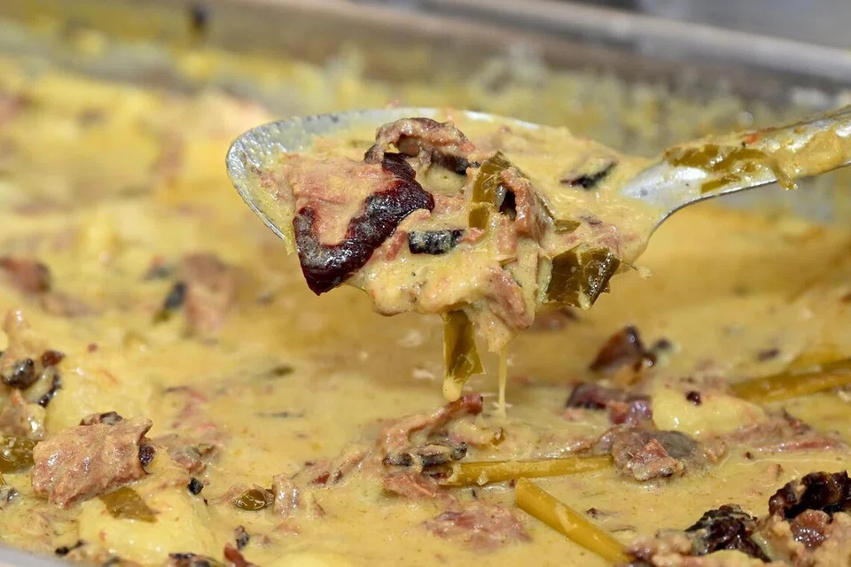 Daging salai antara hidangan tradisional Nusantara yang diketengahkan Muslim Delights sebagai pilihan alternatif.