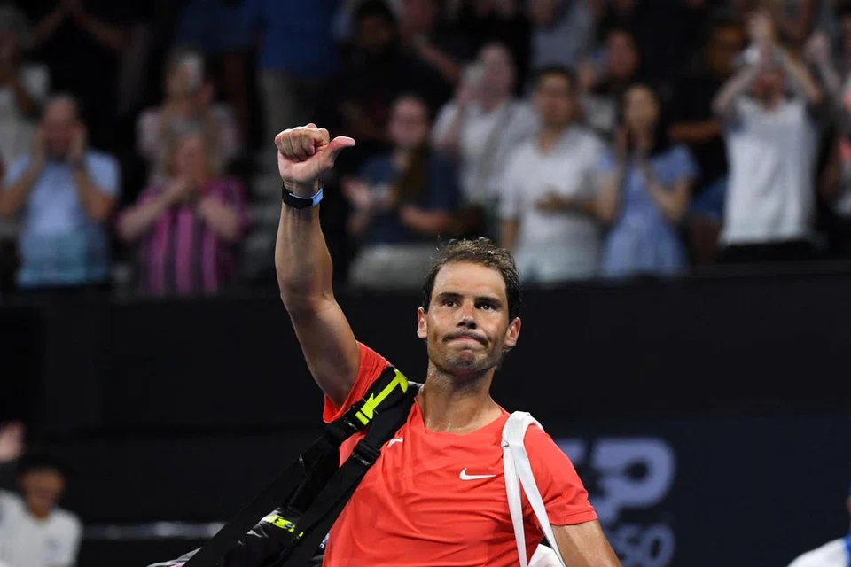 BELUM SEDIA: Rafael Nadal berkata beliau belum bersedia bersaing di tahap maksimum yang diperlukan dalam pertandingan utama.