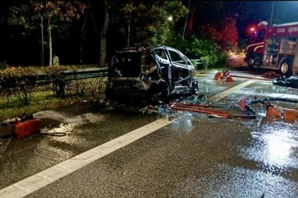 Pada 17 Februari 2025, Pasukan Pertahanan Awam Singapura (SCDF) dimaklumkan tentang kebakaran sebuah kereta di Ekspreswe Bukit Timah (BKE) menghala ke Woodlands berhampiran laluan keluar Dairy Farm Road.