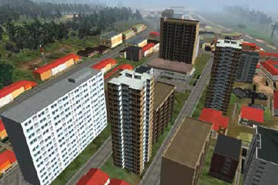 BANDAR CANGGIH: Bandar Safti yang akan siap dalam sekitar 10 tahun menyediakan suasana latihan seakan kehidupan bandar sebenar termasuk bangunan tinggi, kelompok gedung, stesen MRT, pusat pertukaran bas dan tempat meletak kereta bawah tanah. - Lakaran artis MINDEF