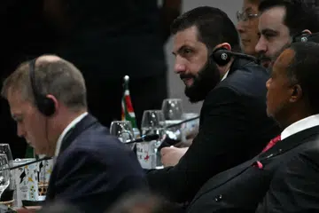 Presiden Syria, Ahmad Al Sharaa, menghadiri Sesi Pleno Umum Pemimpin dalam rangka Persidangan Perubahan Iklim PBB COP30 di Belem, Negeri Para, Brazil, pada 6 November 2025. 