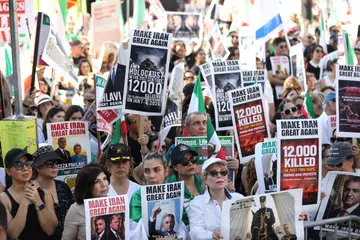 Iran, United States, Amerika Syarikat, protest, Internet, bantahan, demonstrators