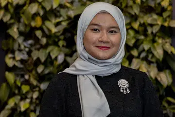Cik Faridah Mohamed Ali, 31 tahun, guru Bahasa Melayu di Sekolah Rendah Fuhua, dicalonkan bagi Anugerah Guru Arif Budiman (Agab) 2024 bagi Kategori Perangsang.