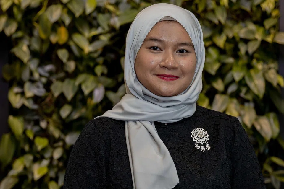 Cik Faridah Mohamed Ali, 31 tahun, guru Bahasa Melayu di Sekolah Rendah Fuhua, dicalonkan bagi Anugerah Guru Arif Budiman (Agab) 2024 bagi Kategori Perangsang.