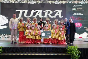 mutiara tari, sekolah rendah xishan, pertandingan, tarian