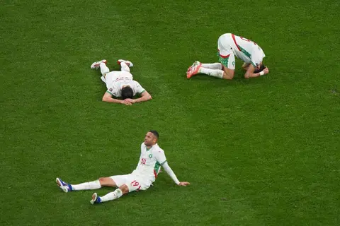 Pemain Maghribi tidak dapat menyembunyikan kekecewaan mereka selepas tewas 0-1 di tangan Senegal di perlawanan akhir Piala Negara-Negara Afrika (Afcon) 2026.