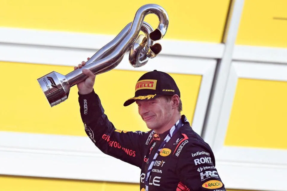 MANTAP: Pemandu Red Bull, Max Verstappen memenangi 12 daripada 14 perlumbaan Formula Satu (F1) musim ini. 