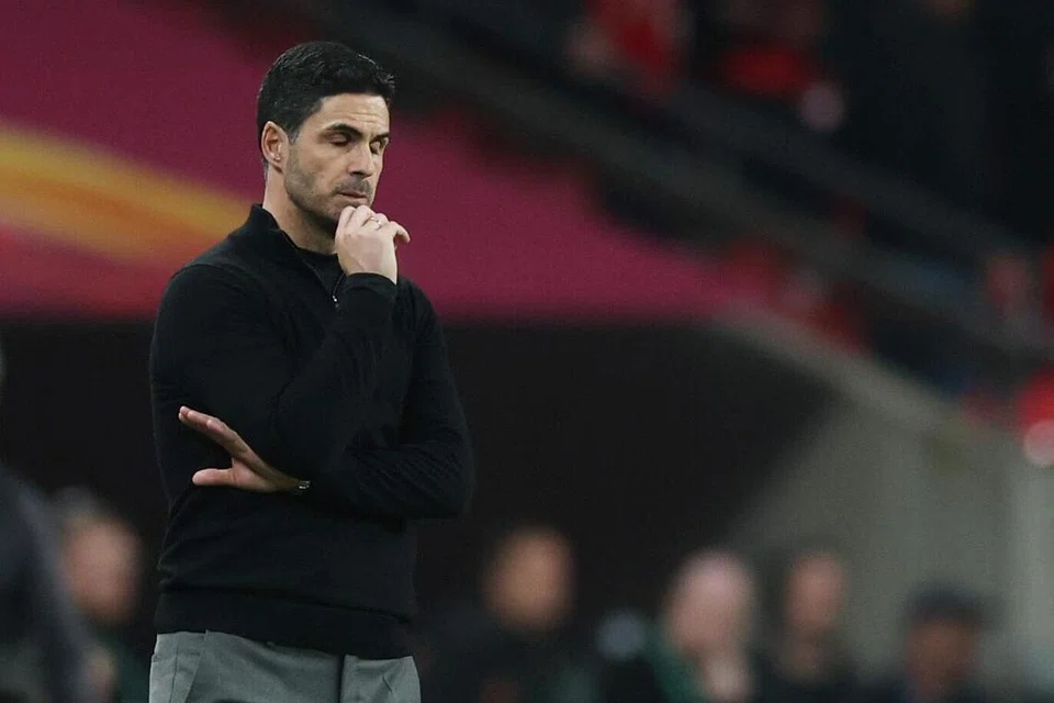 Pengurus Arsenal, Mikel Arteta, dalam perlawanan final Piala Carabao menentang Manchester City, di Stadium Wembley, London, pada 22 Mac.