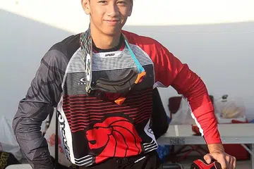 DANA RINGANKAN BELANJA: Atlet BMX negara, Mas Ridzwan Muhammad Ali, berharap suntikan dana sukan Temasek Foundation Inspire Fund (TFIF) ini boleh membantunya membuat persiapan yang lebih baik apabila menyertai pertandingan peringkat antarabangsa yang dibuka semula. - Foto fail ST