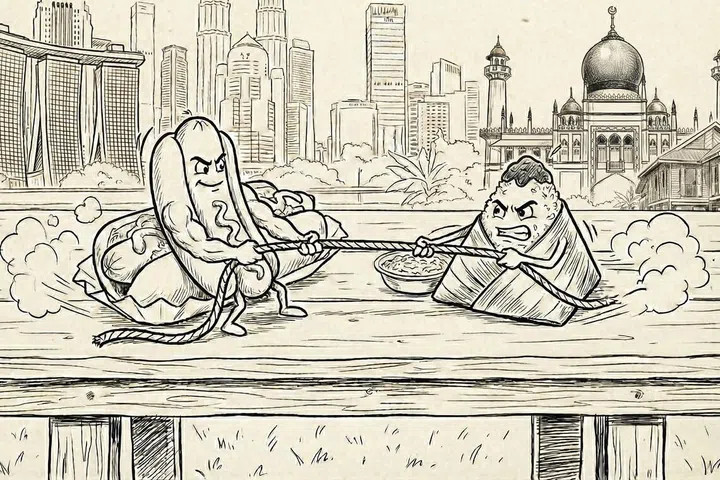 Perubahan jenis makanan yang dijual di bazar mungkin sekadar cerminan perubahan citarasa masyarakat. Ia tidak boleh dilihat sebagai berlawan semata-mata tetapi sebagai pilihan yang lebih luas untuk semua.