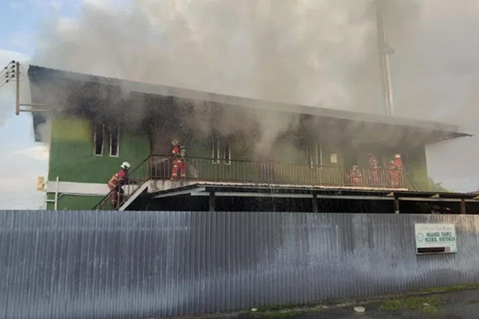 Malaysia, Maahad tahfiz, Sarawak, terbakar, api