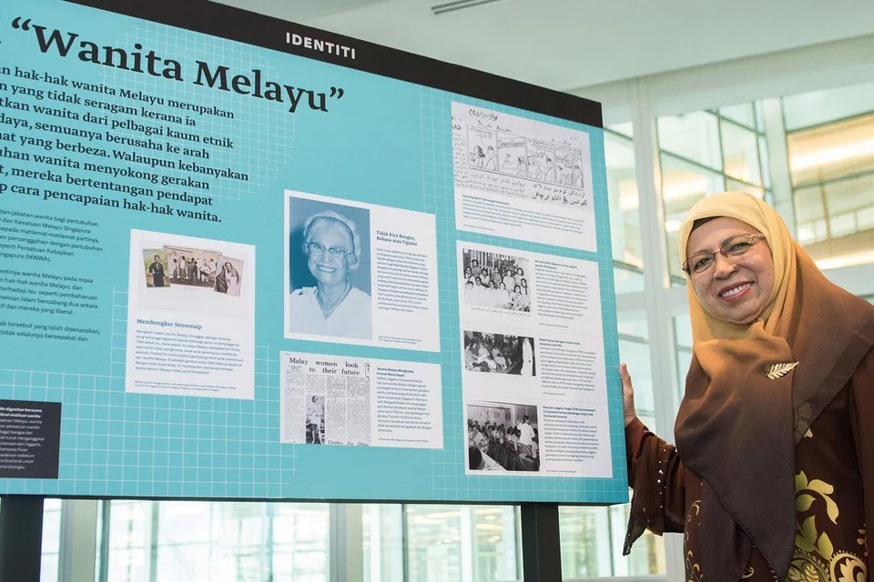 PERJUANGAN WANITA: Cik Fatimah Azimullah merupakan antara perintis wanita Melayu yang membantu dalam memperjuangkan hak wanita Melayu terutama dalam aspek pendidikan menerusi penglibatannya dalam Persatuan Pemudi Islam Singapura (PPIS). - Foto BH oleh SYAMIL SAPARI