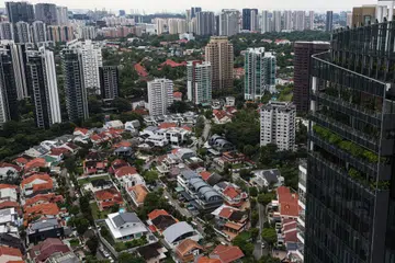 PULANGAN STABIL: Rumah privet terus menjadi pilihan pelaburan yang selamat dan stabil bagi ramai pelabur di Singapura. 