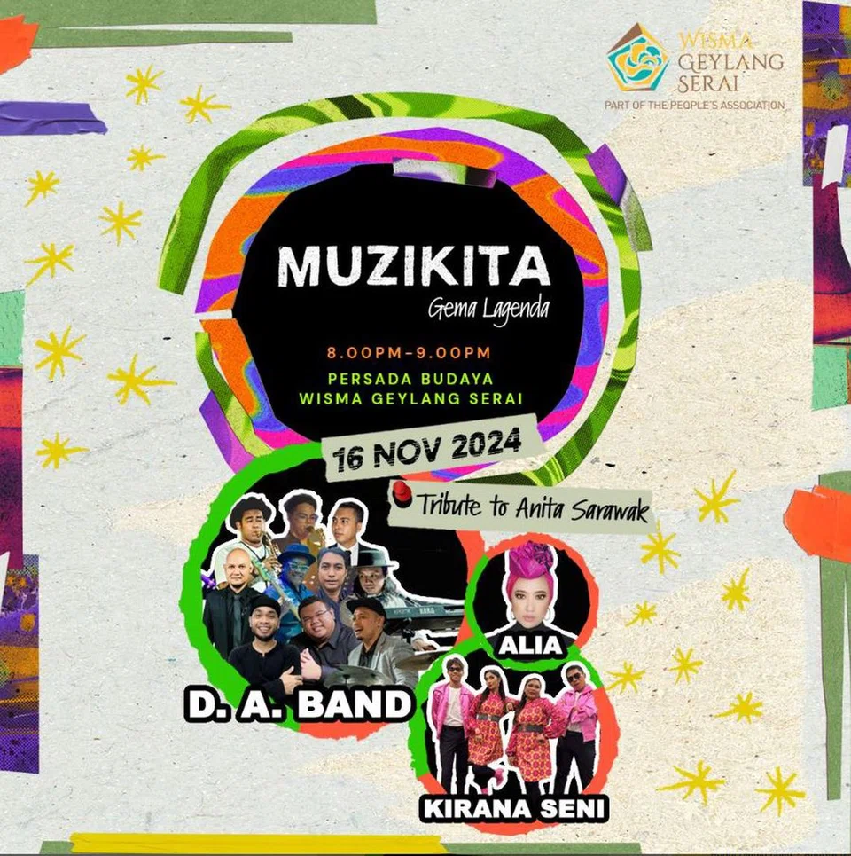 Acara Muzikita pada 16 November menampilkan persembahan penghormatan istimewa buat penyanyi veteran, Anita Sarawak.