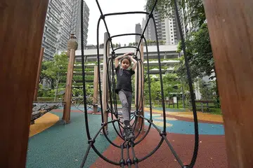 SKYPARC@DAWSON PLAYGROUND & DAWSON COMMUNITY ECO-CORRIDOR. - Foto BH oleh ALPHONSUS CHERN