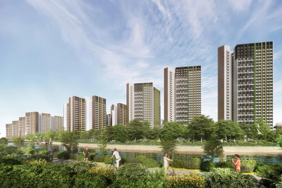 PROJEK BTO BARU: Lakaran artis bagi projek Bina Ikut Tempahan (BTO) Rail Green I @ CCK dan Rail Green II @ CCK terdiri daripada 12 blok kediaman setinggi 13 hingga 31 tingkat.